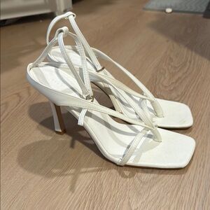 Billini White Heeled Sandals